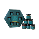 Market Place Food Company luxury chutney selection gift set with six glass jars