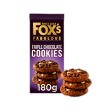 Fox's Fabulous Triple Chocolate Cookies 180g x 1