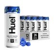 Huel Blue Raspberry Daily A-Z Vitamins Energy Drink can on a white background
