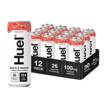 Huel Watermelon Daily A-Z Vitamins Energy Drink can on a white background
