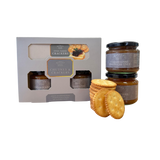 Market Lane Food Company chutney and crackers gift set with premium packaging