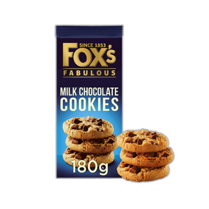 Fox's Fabulous Milk Chocolate Cookies 180g x 1