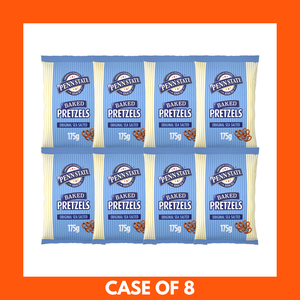 Penn State Sea Salted Sharing Pretzels 175g pack with golden baked pretzels