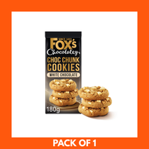 Fox's Fabulous White Chocolate Cookies 180g x 1