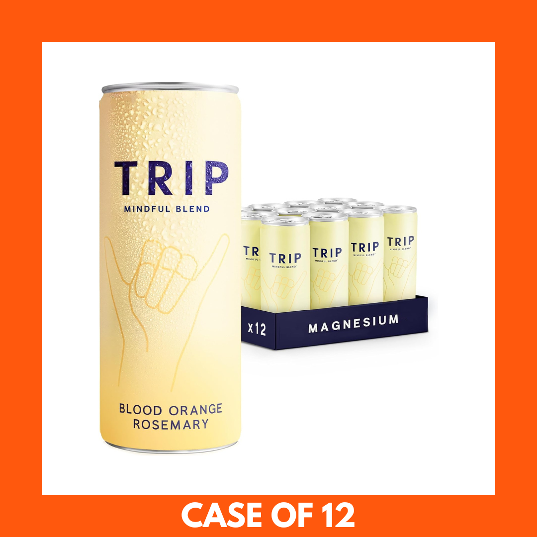 TRIP Blood Orange Mindful Blends 250ml can standing upright with clean background