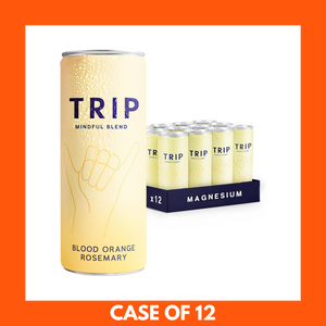 TRIP Blood Orange Mindful Blends 250ml can standing upright with clean background