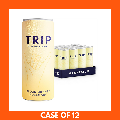 TRIP Blood Orange Mindful Blends 250ml can standing upright with clean background