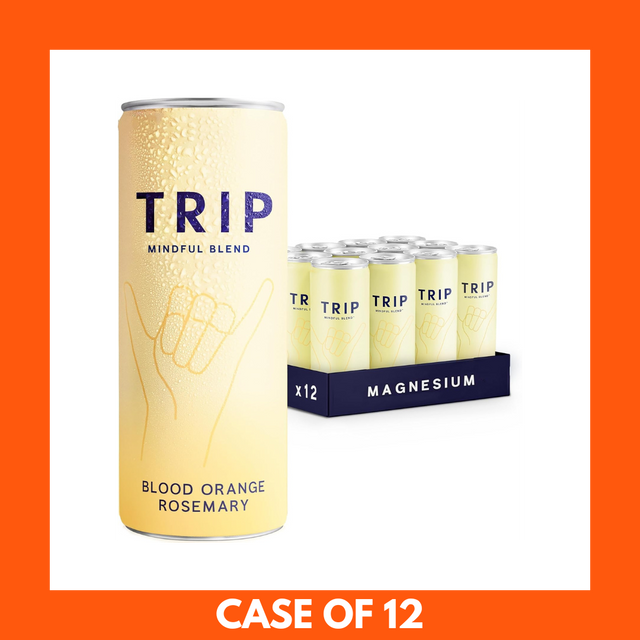TRIP Blood Orange Mindful Blends 250ml can standing upright with clean background