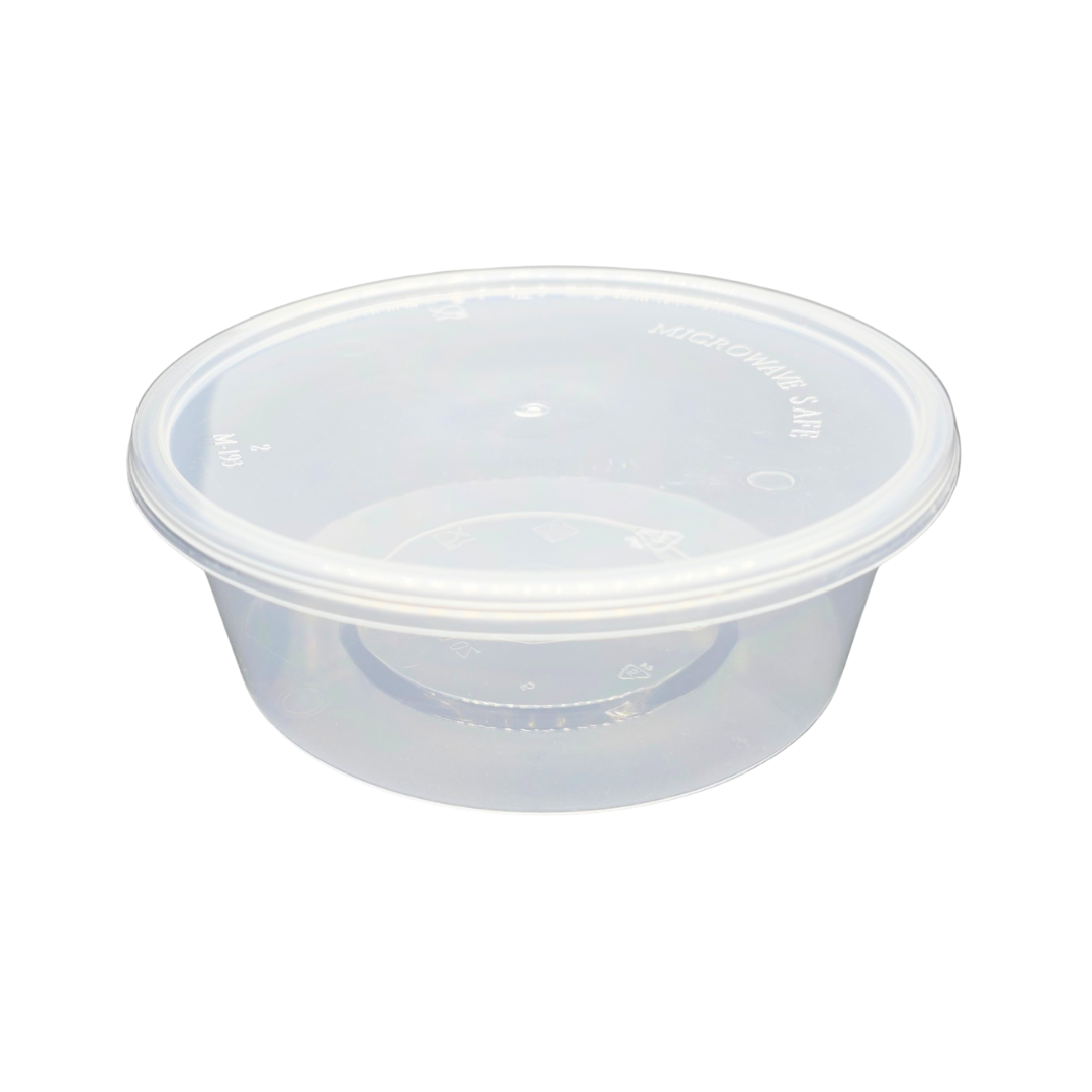 Clear food storage container used for meal prep