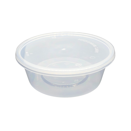 Clear food storage container used for meal prep