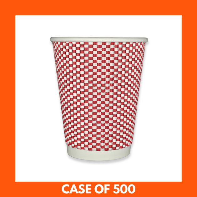 Red Premium Takeaway Cup 12oz x 500