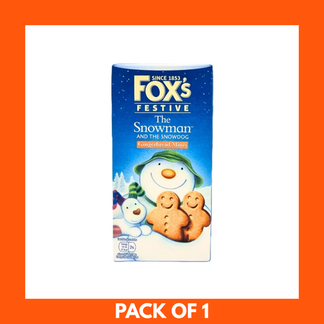 Foxs Festive The Snowman Mini Gingerbread Men Biscuits