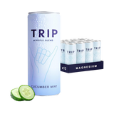 Pack of 12 TRIP Cucumber Mint sparkling functional drinks