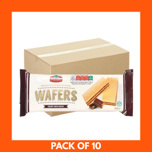 Close-up of Bello Artizano Mediterranean-style choco wafers