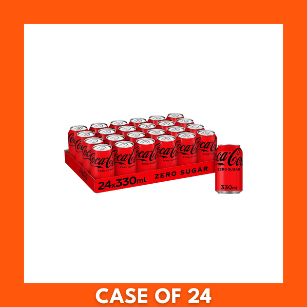 coke zero - Case of 24
