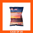 Box of ten 150g Kent Crisps Smoked Chipotle Chilli bags, front-facing packaging showing brand and flavour.