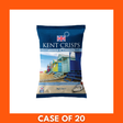 Box of 10 Kent Crisps Oyster and Vinegar 150g bags showing branded packaging with Kent logo and Oyster and Vinegar flavor label