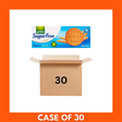 Bulk bundle of 30 Gullon Sugar Free Digestive biscuit packs (400 g each), boxed and stacked to show the front packaging with brand name and 'sugar free' label — 30x400g bundle deal.