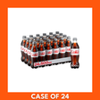 24-pack of 500ml Diet Coke plastic bottles in a cardboard multipack, showing silver labels with red Diet Coke logo