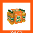 12-pack (12 x 330ml) Simply Fruity Orange drink — row of bright orange-labeled containers showing the Simply Fruity logo and orange-slice graphics