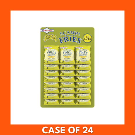 Smiths Scampi Fries 1 Card of 24 x 27.5g