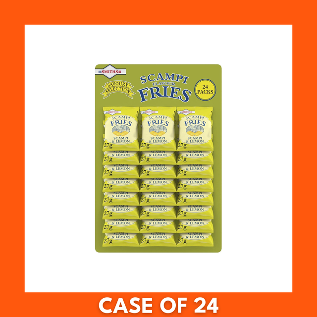 Smiths Scampi Fries 1 Card of 24 x 27.5g
