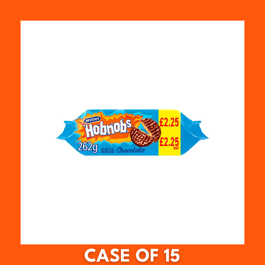 McVities Chocolate Hobnobs PMP £2.25 - 1 x 262g