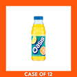 Pack of 12 Oasis Citrus Punch 500 ml bottles — twelve clear PET bottles with bright citrus-yellow labels and fruit graphics displaying the Oasis logo, a multipack of single-serve soft drinks.