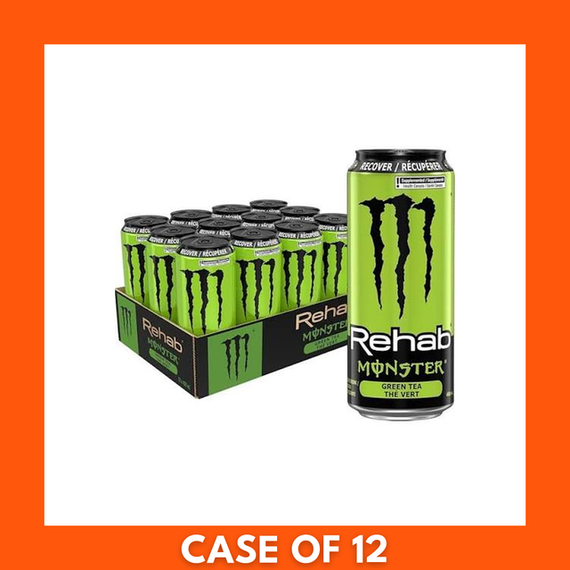 Monster Rehab Green Tea 12 x 458ml