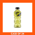 24-pack of Powerade Lemon Lime sports drink bottles (24 x 591 ml) in clear plastic with green-yellow labels and sport caps, shrink-wrapped in a cardboard tray