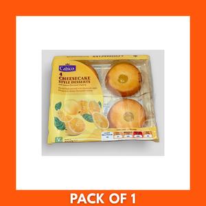 Cabico Lemon Cheesecake 200g sealed round tub with yellow branded label and lemon graphic — creamy chilled dessert