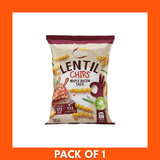 Oho Lentil Crisps Maple Bacon 100g pack — bag of crunchy lentil crisps flavored with sweet maple and smoky bacon