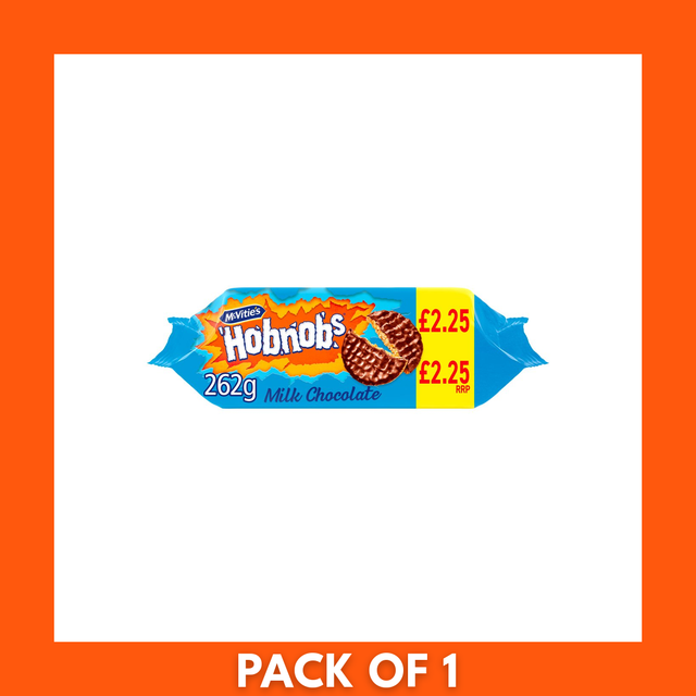 McVities Chocolate Hobnobs PMP £2.25 - 1 x 262g