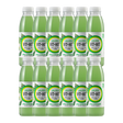 Vit Hit Lean & Green 12-pack displayed with fresh apples and elderflower blossoms.