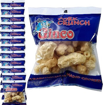 Ginco Salt & Vinegar Pork Scratchings x 12