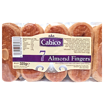 Cabico Almond Fingers 7's x 1