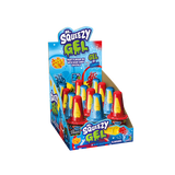 Mr Squeezy Gel 70g packaging featuring fruit-flavored sour gel and tangy candy crystals.