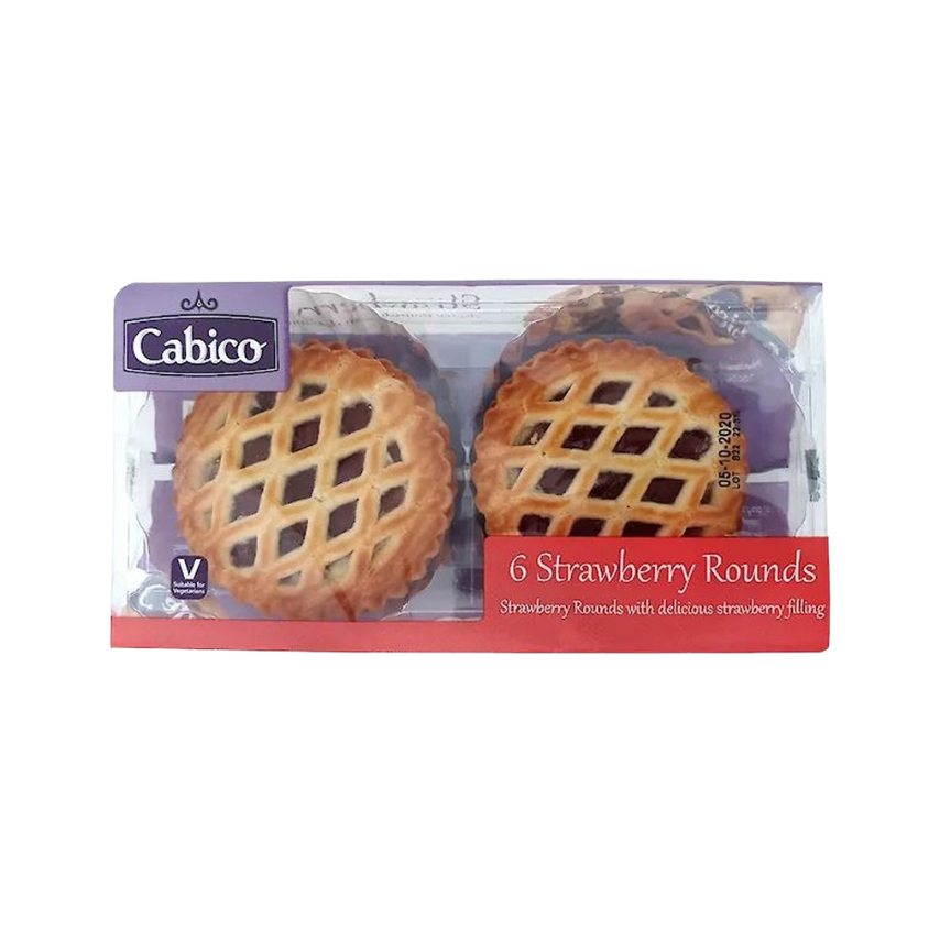 Cabico 6 Strawberry Rounds x 1