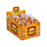 Candy Castle Crew Gummy Burgers in their bright packaging.