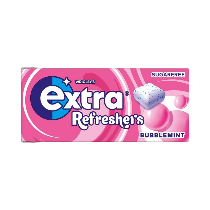 Wrigley's Extra Refreshers Chewing Gum Bubblemint 16 x 7 Pieces