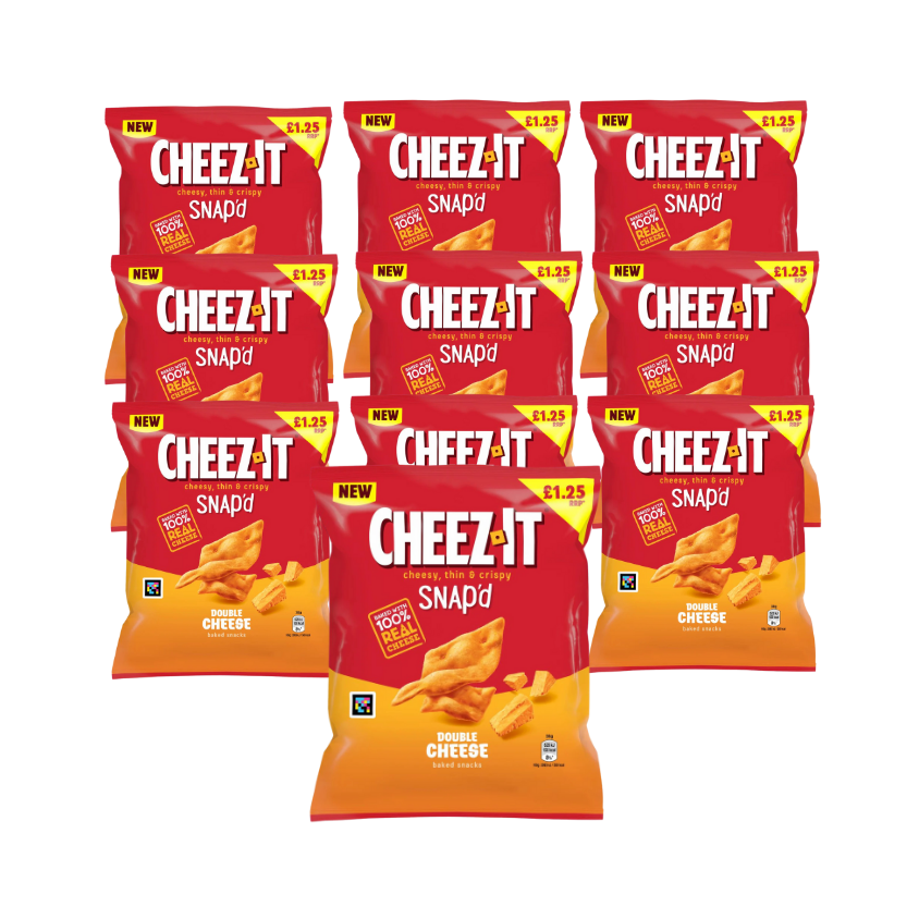 Cheez It Double Cheese Crackers 16 x 65g