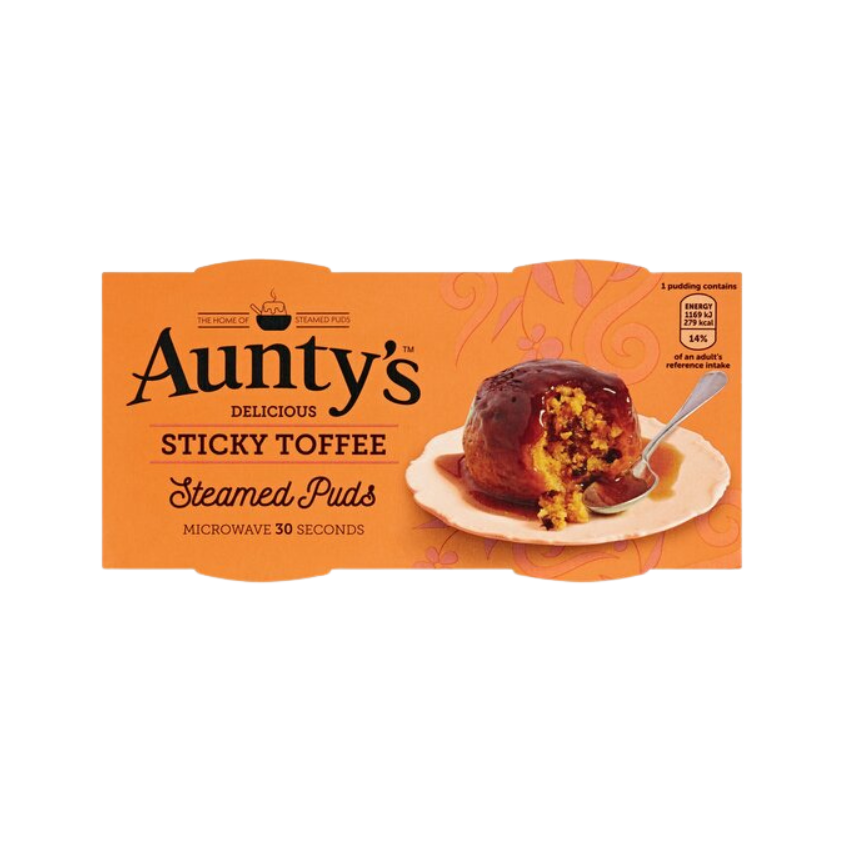 Aunty's Sticky Toffee Puddings 2's x 1