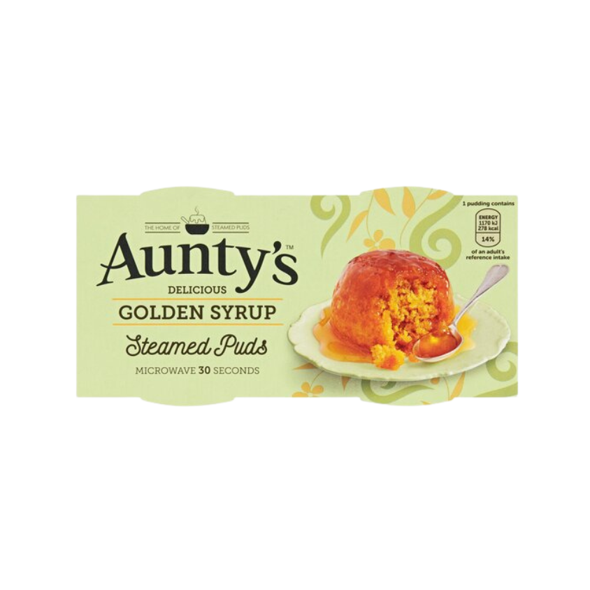 Aunty's Golden Syrup Steamed Puddings 190g x 1