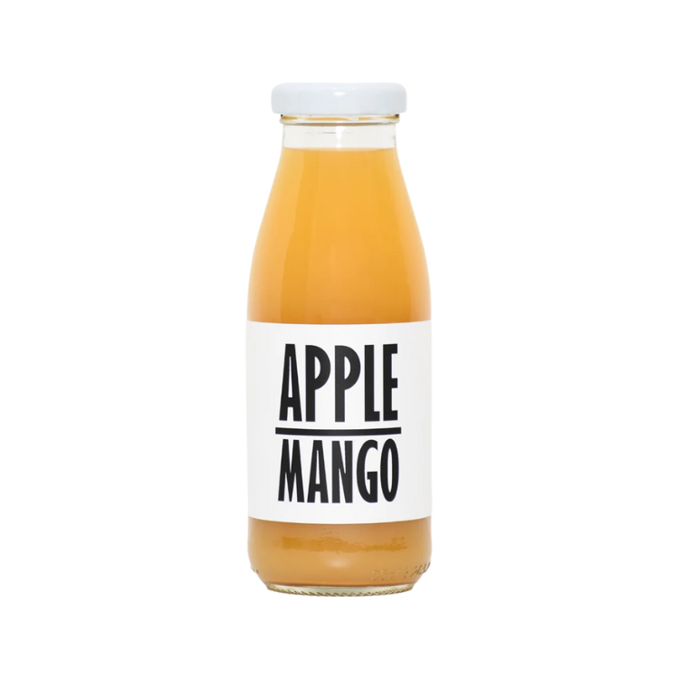 A close-up of the juice label, highlighting "100% cold-pressed, no added sugar."