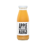 A close-up of the juice label, highlighting "100% cold-pressed, no added sugar."
