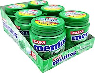 Product image of MENTOS Sugar Free Spearmint Chewing Gum x 6 Best before Nov 2023 by Mentos