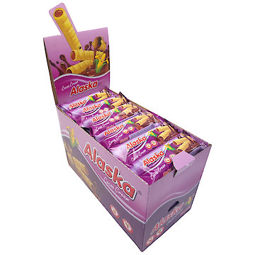 Product image of Alaska Chocolate Cocoa Cream filled Corn Wafer 48 x 18g by Alaska