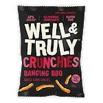 Product image of Well & Truly Crunchies Banging BBQ 10 x 30g by Well & Truly