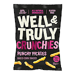 Product image of Well & Truly Crunchies Punchy Pickle 10 x 30g by Well & Truly