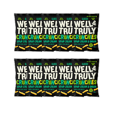 Product image of Well & Truly Sour Cream & Onion 10 x 30g by Well & Truly